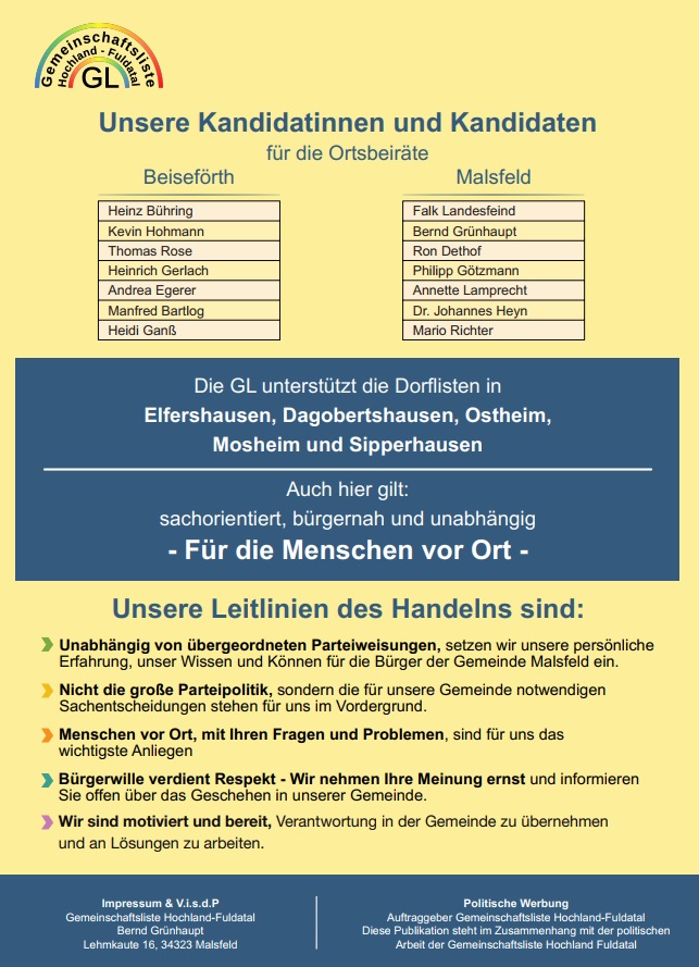 Kandidatenblatt GL Malsfeld 4