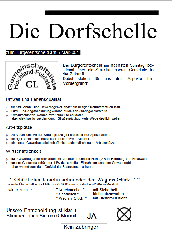 Dorfschelle 2021