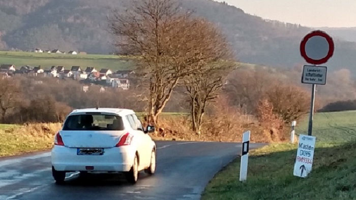 Dagobertshausen Beiseförth gesperrt