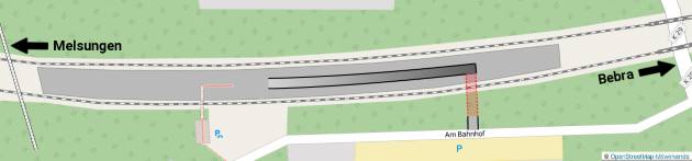 Lageplan Malsfeld mit Rampe