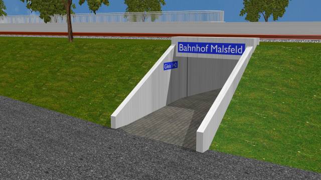 Zugang Bahnhof Malsfeld